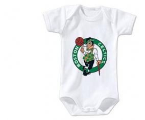 Body bébé Boston Celtics taille 3/6 mois manches Courtes
