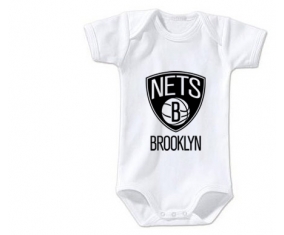 Body bébé Brooklyn Nets taille 3/6 mois manches Courtes