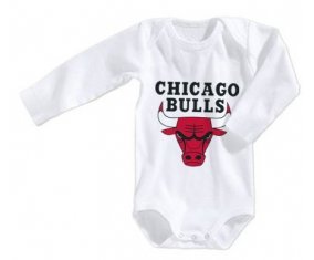 Body bébé Chicago Bulls taille 3/6 mois manches Longues