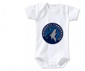 Body bébé Minnesota Timberwolves taille 3/6 mois manches Courtes