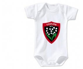 Body bébé RC Toulon taille 3/6 mois manches Courtes