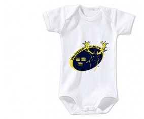 Body bébé Munster Rugby taille 3/6 mois manches Courtes