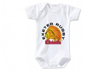Body bébé Exeter Chiefs taille 3/6 mois manches Courtes