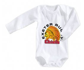 Body bébé Exeter Chiefs taille 3/6 mois manches Longues