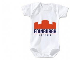 Body bébé Edinburgh Rugby taille 3/6 mois manches Courtes