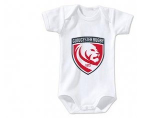 Body bébé Gloucester Rugby taille 3/6 mois manches Courtes