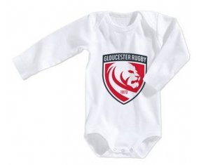 Body bébé Gloucester Rugby taille 3/6 mois manches Longues