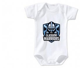 Body bébé Glasgow Warriors Rugby taille 3/6 mois manches Courtes