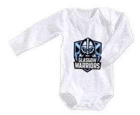 Body bébé Glasgow Warriors Rugby taille 3/6 mois manches Longues