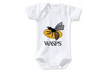Body bébé London Wasps taille 3/6 mois manches Courtes