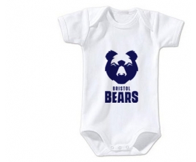 Body bébé Bristol Bears Rugby taille 3/6 mois manches Courtes