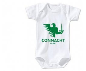 Body bébé Connacht Rugby taille 3/6 mois manches Courtes