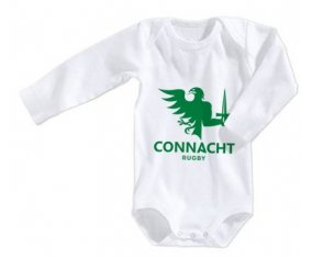 Body bébé Connacht Rugby taille 3/6 mois manches Longues
