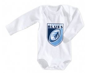 Body bébé Cardiff Blues taille 3/6 mois manches Longues
