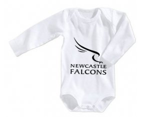 Body bébé Newcastle Falcons taille 3/6 mois manches Longues