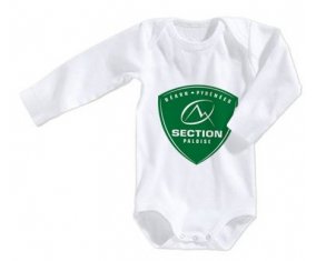 Body bébé Section Paloise taille 3/6 mois manches Longues