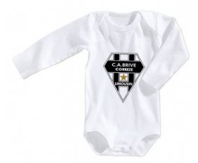 Body bébé CA Brive Corrèze taille 3/6 mois manches Longues
