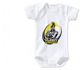 Body bébé Rugby Calvisano taille 3/6 mois manches Courtes