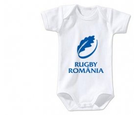 Body bébé Romania Rugby XV taille 3/6 mois manches Courtes