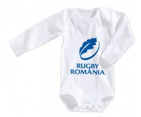 Body bébé Romania Rugby XV taille 3/6 mois manches Longues