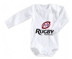 Body bébé Portuagal Rugby XV taille 3/6 mois manches Longues
