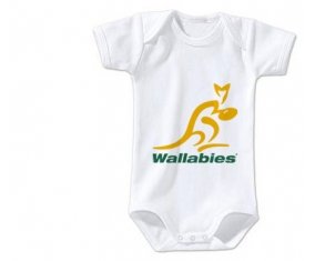 Body bébé Australia Rugby XV taille 3/6 mois manches Courtes