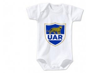 Body bébé Argentina Rugby XV taille 3/6 mois manches Courtes