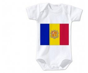 Body bébé Drapeau Andorre