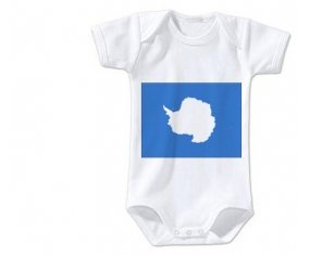 Body bébé Drapeau Antarctique