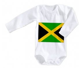 Body bébé Drapeau Jamaïque taille 3/6 mois manches Longues
