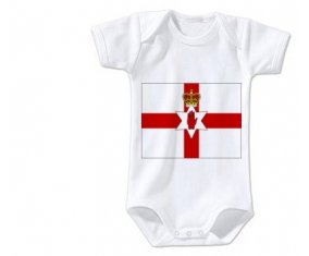 Body bébé Drapeau Îles Mariannes du Nord taille 3/6 mois manches Courtes