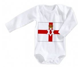 Body bébé Drapeau Îles Mariannes du Nord taille 3/6 mois manches Longues