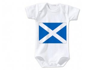 Body bébé Drapeau Écosse taille 3/6 mois manches Courtes