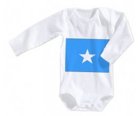 Body bébé Drapeau Somalie taille 3/6 mois manches Longues