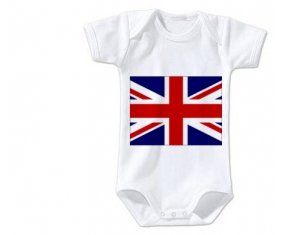 Body bébé Drapeau Royaume-Uni taille 3/6 mois manches Courtes