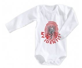 Body bébé Empreinte My Identity Albanie taille 3/6 mois manches Longues