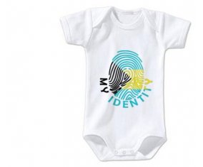 Body bébé Empreinte My Identity Bahamas taille 3/6 mois manches Courtes