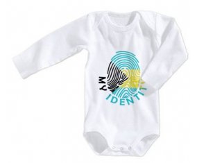 Body bébé Empreinte My Identity Bahamas taille 3/6 mois manches Longues