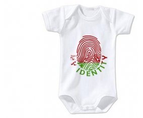 Body bébé Empreinte My Identity Biélorussie taille 3/6 mois manches Courtes