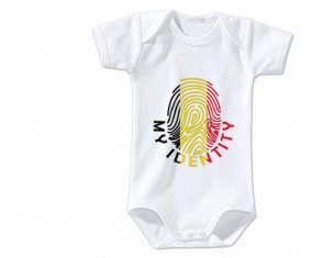 Body bébé Empreinte My Identity Belgique taille 3/6 mois manches Courtes