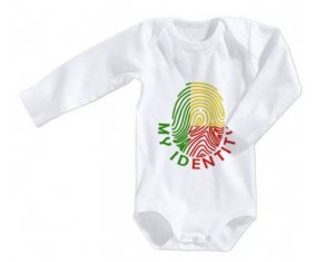 Body bébé Empreinte My Identity Bénin taille 3/6 mois manches Longues