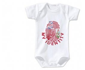 Body bébé Empreinte My Identity Bermudes taille 3/6 mois manches Courtes