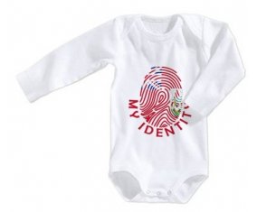 Body bébé Empreinte My Identity Bermudes taille 3/6 mois manches Longues