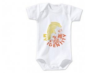 Body bébé Empreinte My Identity Bhoutan taille 3/6 mois manches Courtes