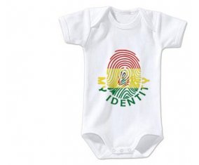 Body bébé Empreinte My Identity Bolivie taille 3/6 mois manches Courtes