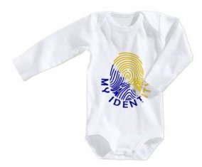 Body bébé Empreinte My Identity Bosnie Herzégovine taille 3/6 mois manches Longues