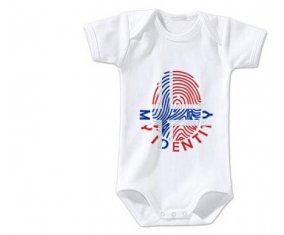 Body bébé Empreinte My Identity Île Bouvet taille 3/6 mois manches Courtes