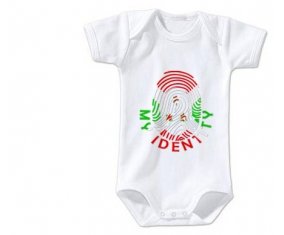 Body bébé Empreinte My Identity Burundi taille 3/6 mois manches Courtes