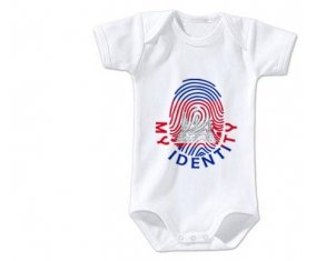 Body bébé Empreinte My Identity Cambodge taille 3/6 mois manches Courtes