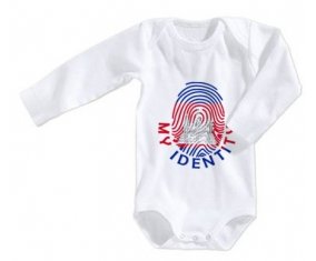 Body bébé Empreinte My Identity Cambodge taille 3/6 mois manches Longues